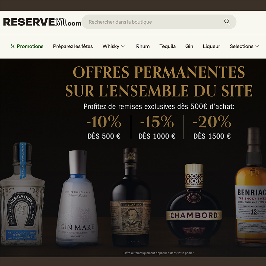 Brown-Forman lance Reserve1870.com, plate-forme BtoB dédiée aux cavistes indépendants